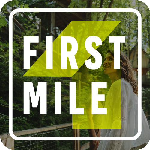 Logo First Mile con immagine